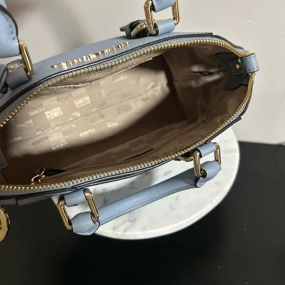 MICHAEL Michael Kors Ciara Saffiano Leather Satchel - Picture 4 of 9